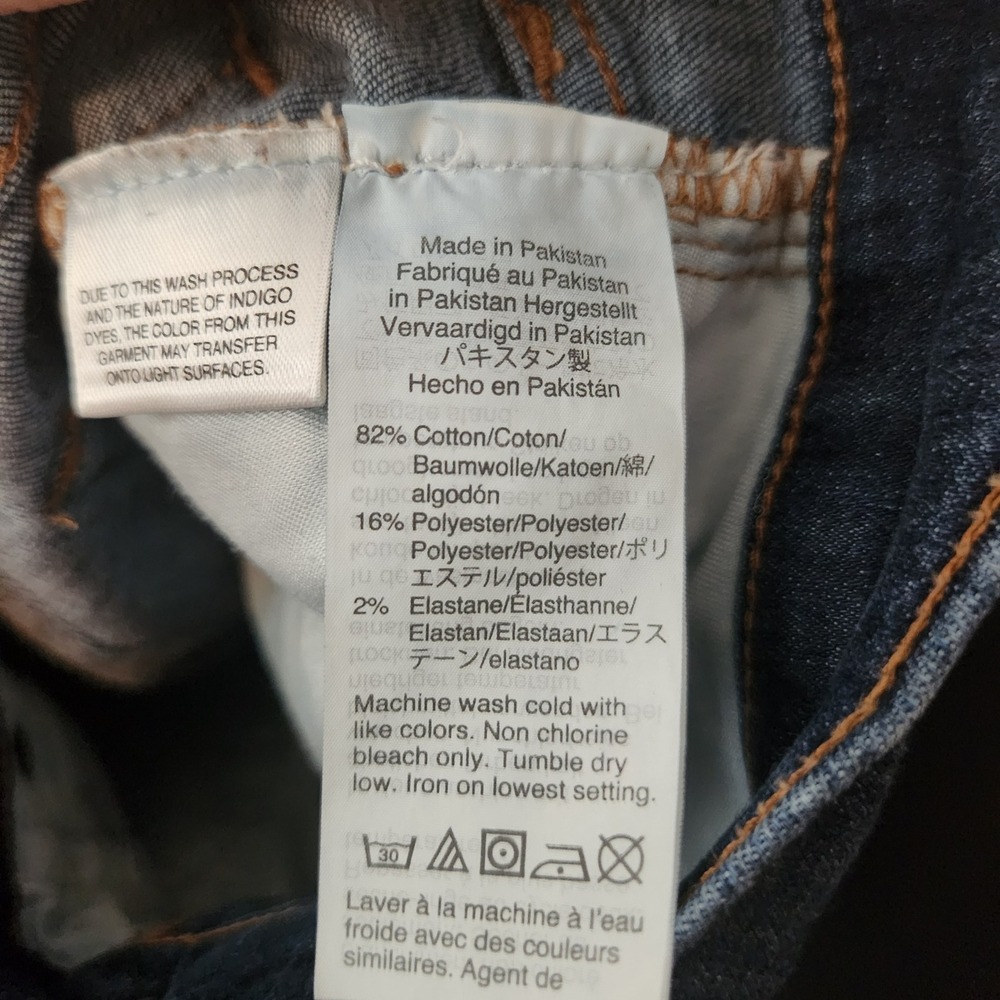 J.Crew‎ High Rise Skinny Dark Wash Jeans Size 26 - Picture 3 of 8